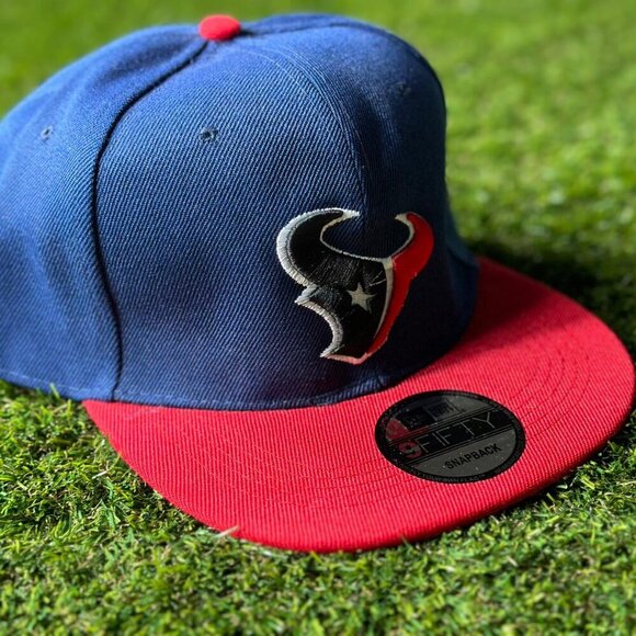 New Era 9Fifty Houston Texans Premium NFL Adjustable Snapback Hat NWOT - Picture 7 of 8